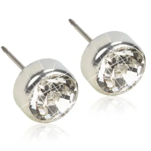Blomdahl medical Hudvänliga Örhängen^Bezel crystal 3mm