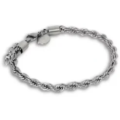 by Billgren Herr Smycken^Bracelet stål cordel