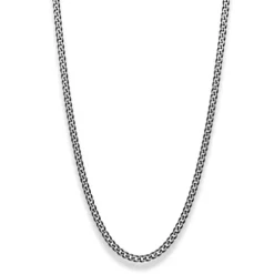 by Billgren Herr Smycken^halsband pansar svart stål