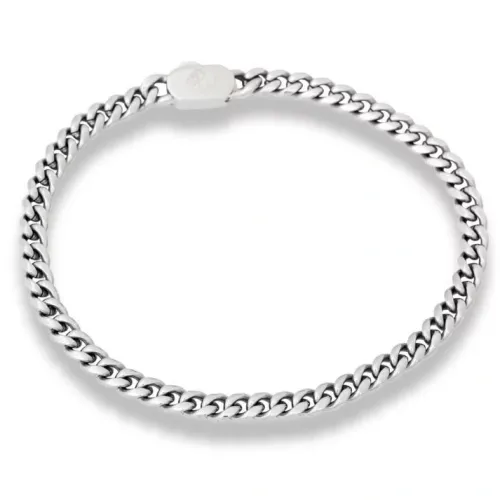 by Billgren Herr Smycken^pansararmband stål 19cm