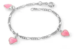Pia & Per Barn Smycken^Charms armband hjärtan