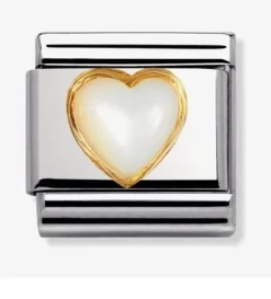 Nomination Nomination^Classic White Mother Of Pearl Heart