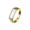 Arock Herr Smycken^COLE Ring gold/shell strl M