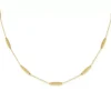 Jemp Guld Halsband^Collie 18k matt surf