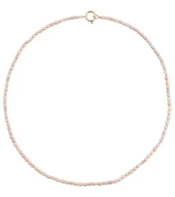 Edblad & Co Halsband^Collier Pearl Necklace Pink Gold