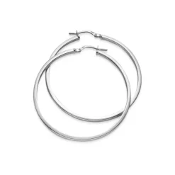 Jemp Guld Örhängen | Creol^Creol 925silver rak 1,7x40mm