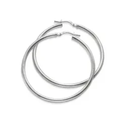 Jemp Guld Örhängen | Creol^Creol Silver rör 2,2x40mm