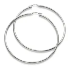 Jemp Guld Örhängen | Creol^Creol Silver rör 2,2x60mm