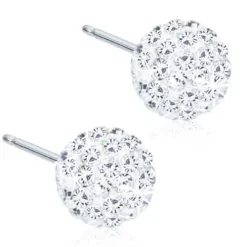 Blomdahl medical Hudvänliga Örhängen^Crystal ball 6mm white