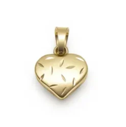 Jemp Guld Hängen^Hjärta 18k guld blank/matt fac