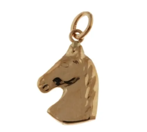 Jemp Guld Hängen^Hänge hästhuvud 18k