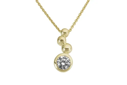 JEMP Hängen^Hänge 18k guld med Cz