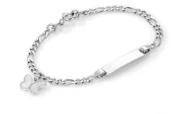 Pia & Per Barn Smycken^ID-armband vit fjäril