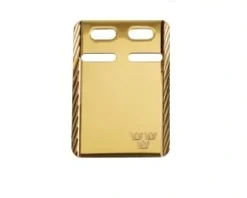 Jemp Guld Gravyrbrickor^IDbricka guld/silver