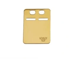 Jemp Guld Gravyrbrickor^IDbricka guld/silver