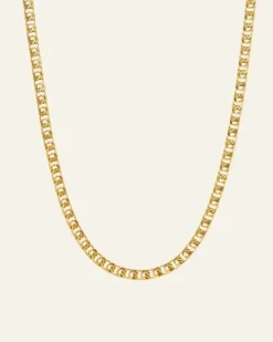 Mockberg Halsband^Infinity gold necklace