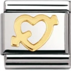 Nomination Nomination^Classic Heart With Arrow