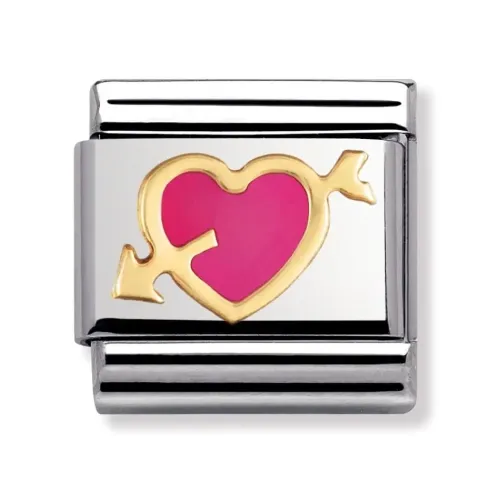 Nomination Nomination^Pink Heart With Arrow