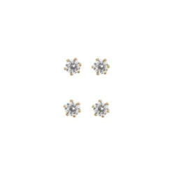 Edblad & Co Örhängen^One Studs Crown Mini Gold