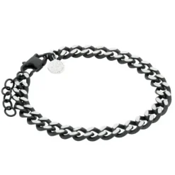 by Billgren Herr Smycken^Pansararmband stål