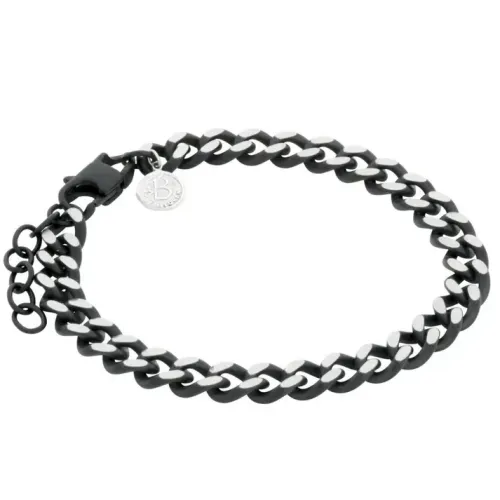 by Billgren Herr Smycken^Pansararmband stål