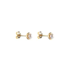 Jemp Guld Örhängen^Pearl bubble small stud ear