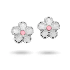 Pia & Per Barn Smycken | Örhängen^Örh. silver 925 vit blomma