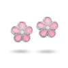 Pia & Per Barn Smycken | Örhängen^Örh. silver Rosa blomma