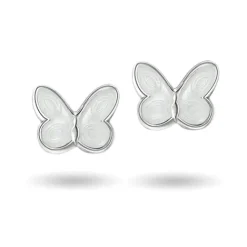 Pia & Per Barn Smycken | Örhängen^Örh. vit fjäril vit