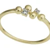 JEMP Ringar^Ring 18k guld 0,03ct w/p