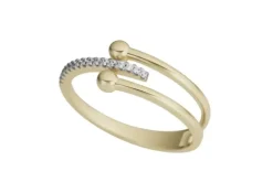 JEMP Ringar^Ring 18k guld med Cz