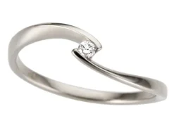 JEMP Ringar^Ring 18k vitguld med 0,04ct w/si