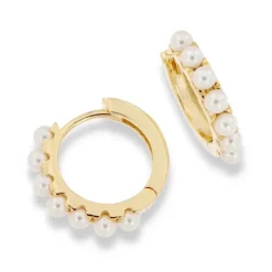 Scoop Silver Örhängen^Scoop fg silver örhänge med pärlor