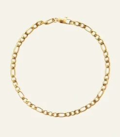 Mockberg Armband^Thin figaro bracelet gold medium