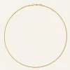Mockberg Halsband^Thin Rope necklace gold