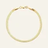 Mockberg Armband^Thin snake bracelet gold medium