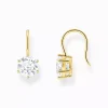 Thomas Sabo Örhängen^gold plated earrings white cz