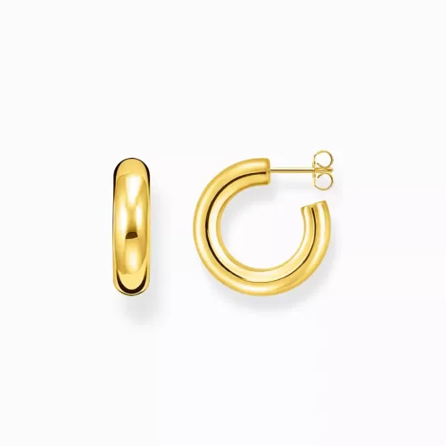 Thomas Sabo Örhängen | Creol^gold plated earrings chunky hoops