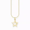 Thomas Sabo Halsband^gold plated necklace star