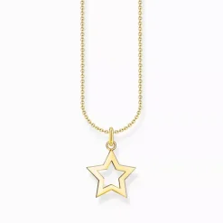 Thomas Sabo Halsband^gold plated necklace star