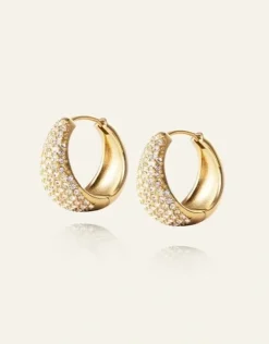 Mockberg Örhängen^Treasure Hoops Large Gold