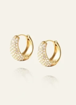 Mockberg Örhängen^Treasure Hoops Medium Gold